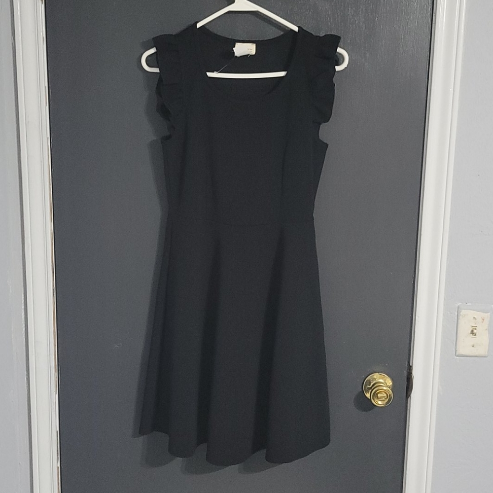 Caution to the Wind black dress
